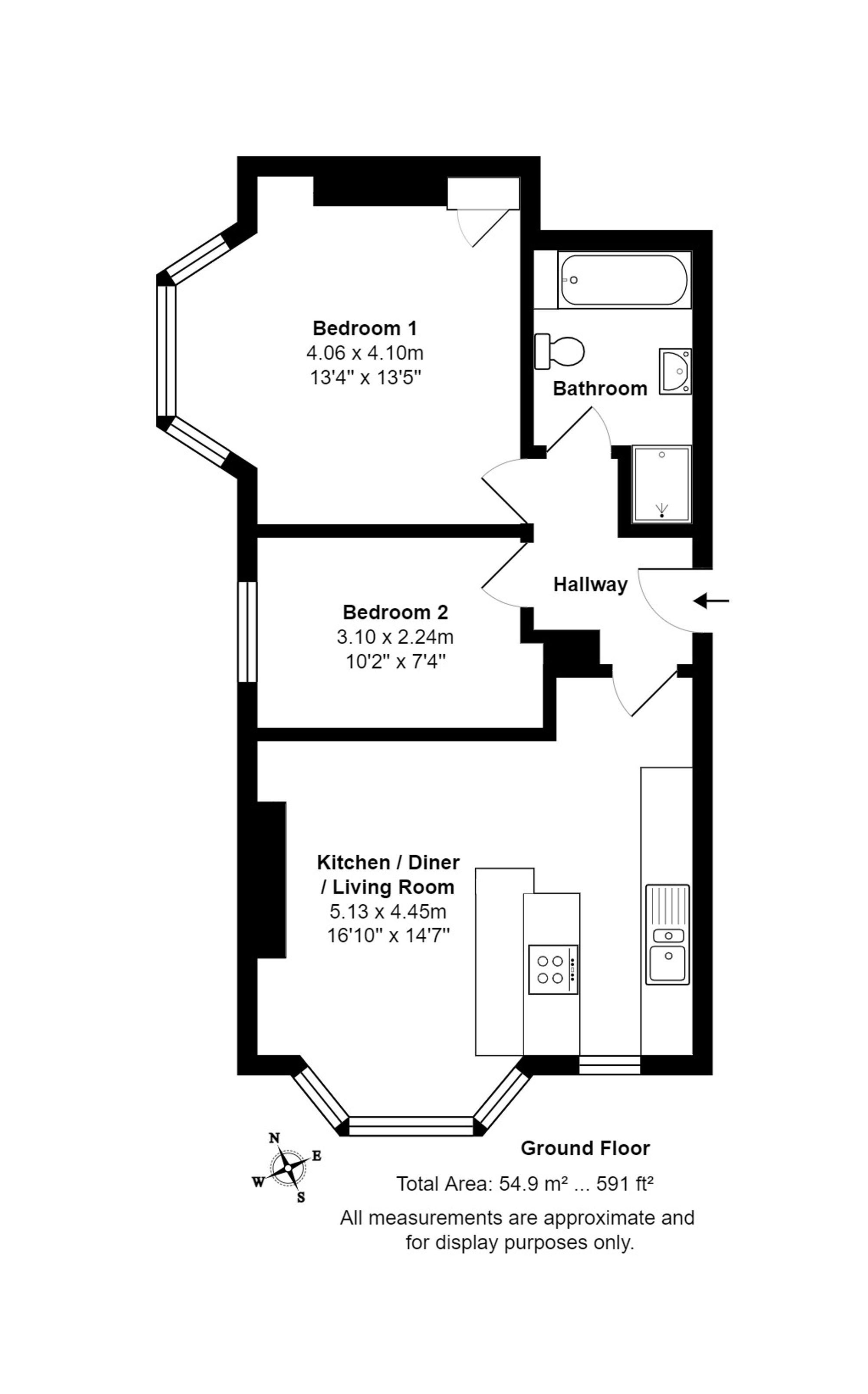 Flat 3, 8-10 Cheltenham Mount, Harrogate floorplan