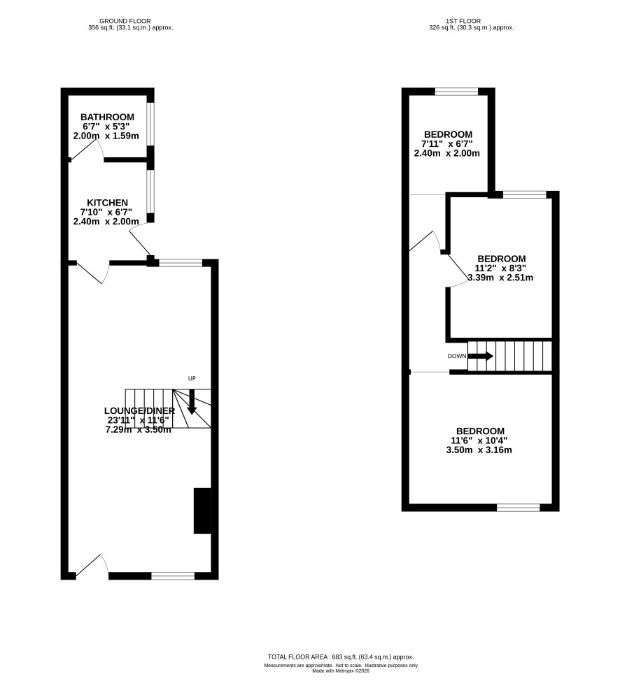 45 George Street, King's Lynn floorplan
