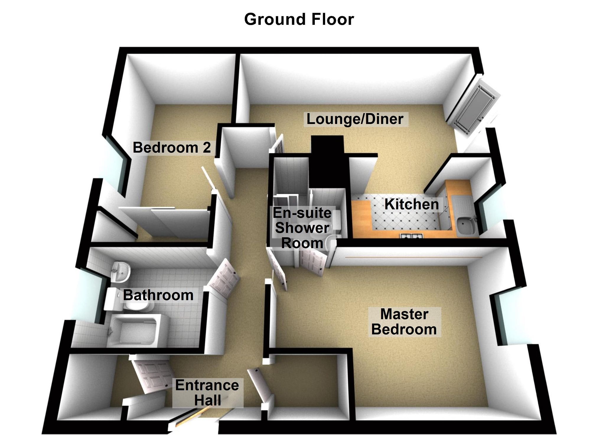 96, New Cut Road, Swansea floorplan