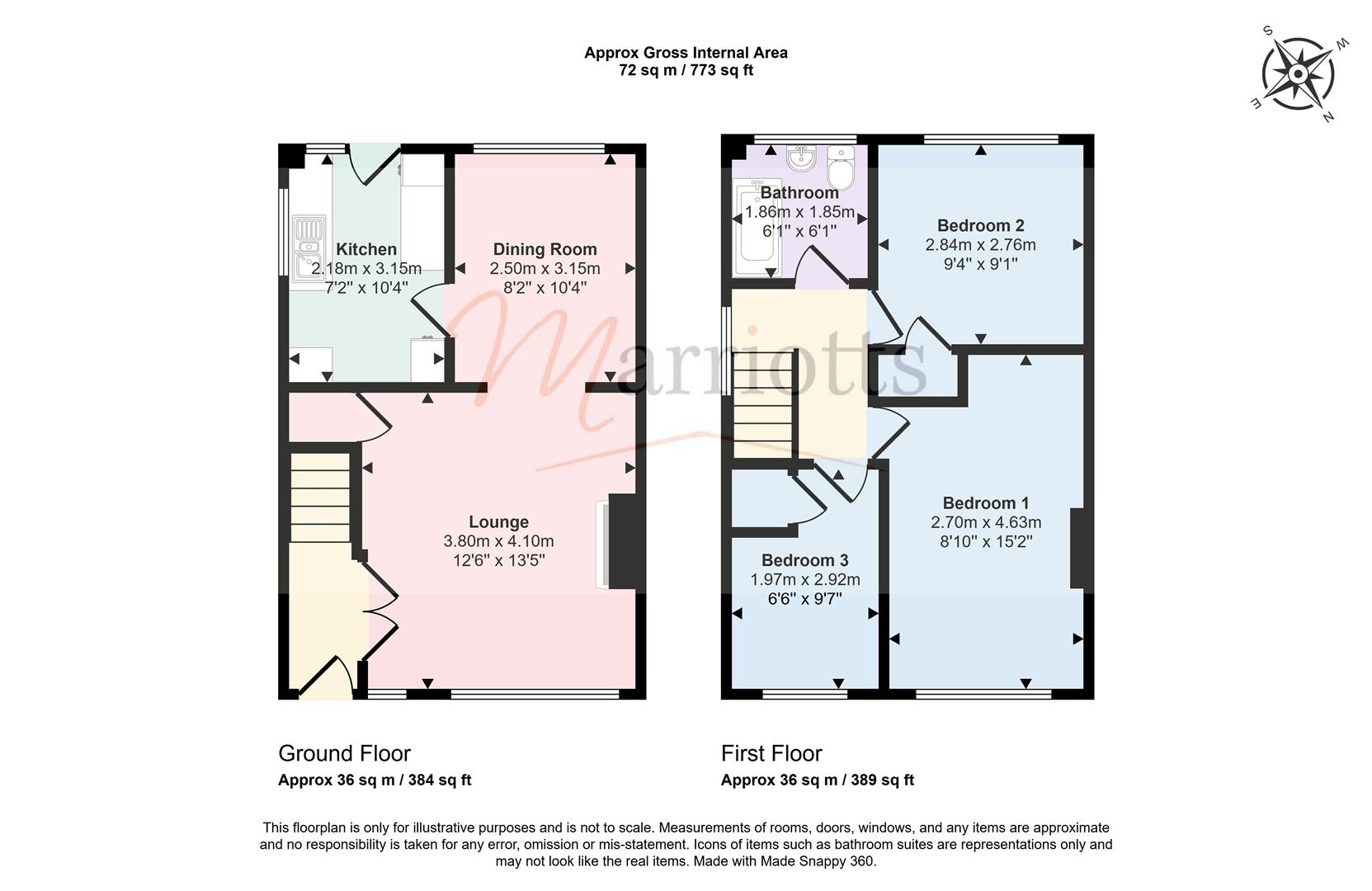 7, Cernan Court, Nottingham floorplan