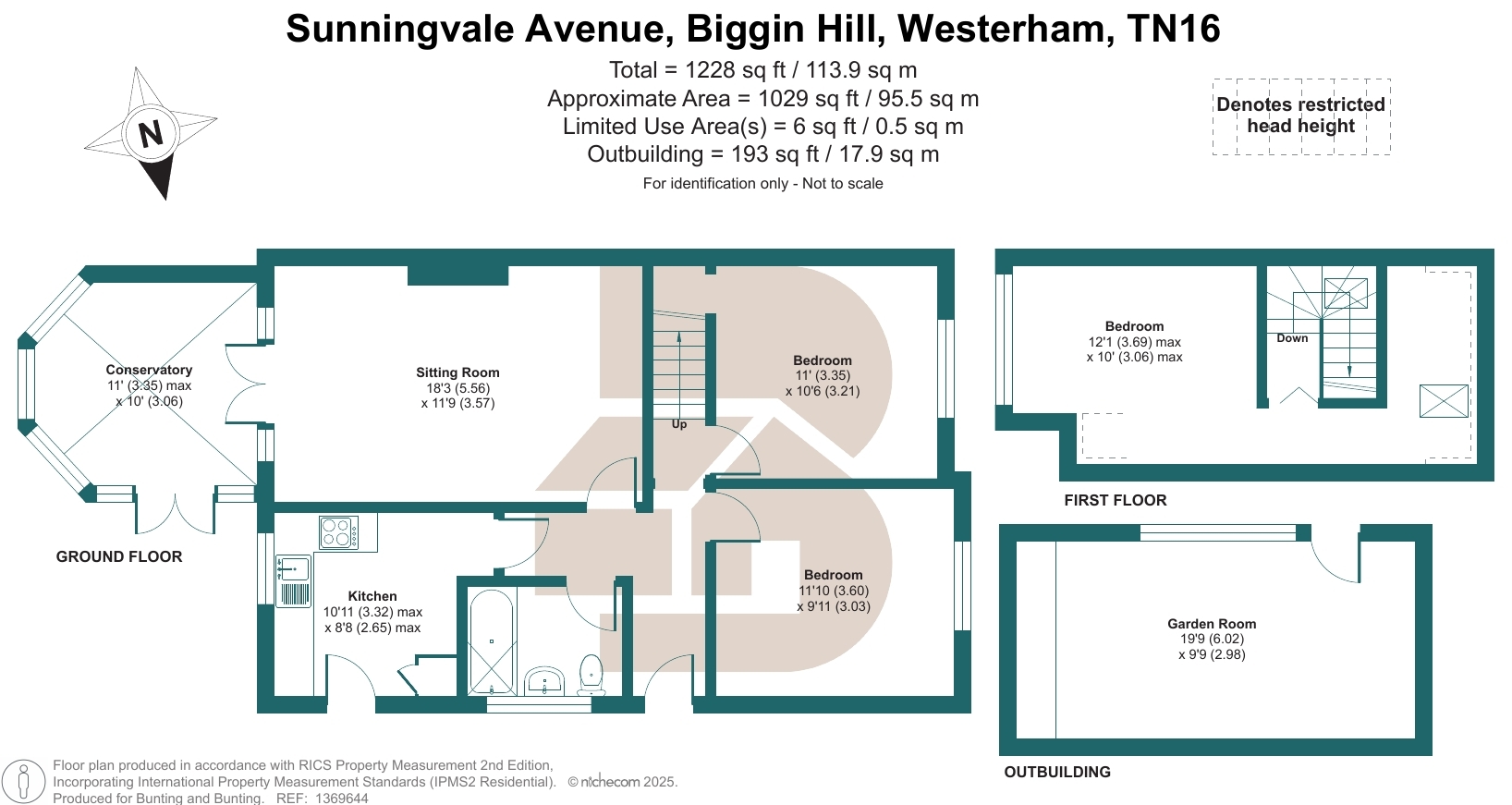 125, Sunningvale Avenue, Westerham floorplan