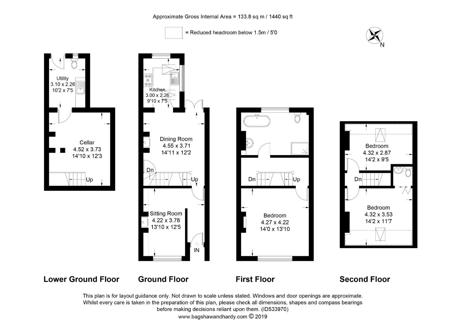 3 Bedrooms Terraced house for sale in Sturt Road, Haslemere GU27