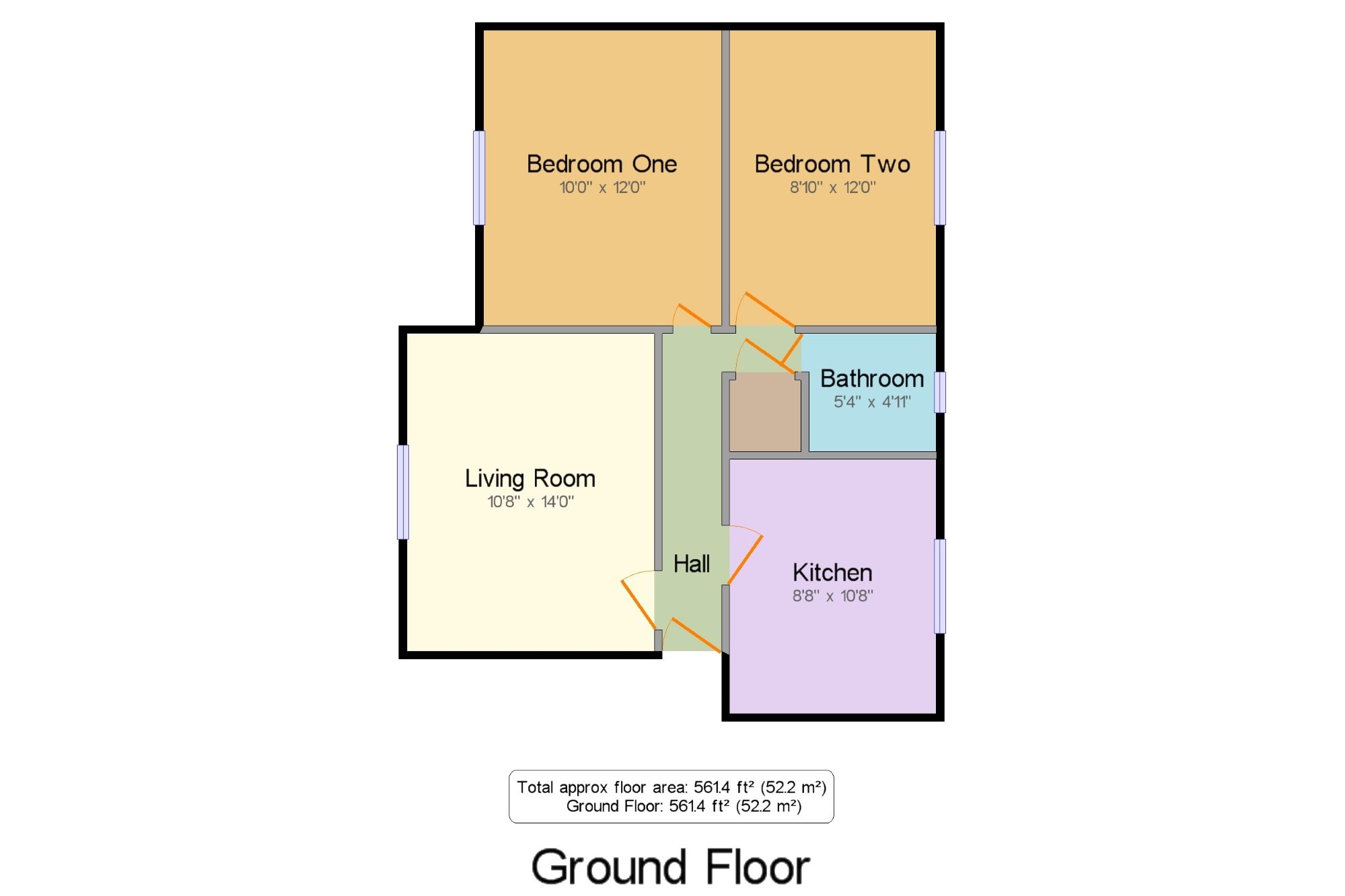 2 Bedrooms Maisonette to rent in Mcalpine Crescent, Maidstone ME15