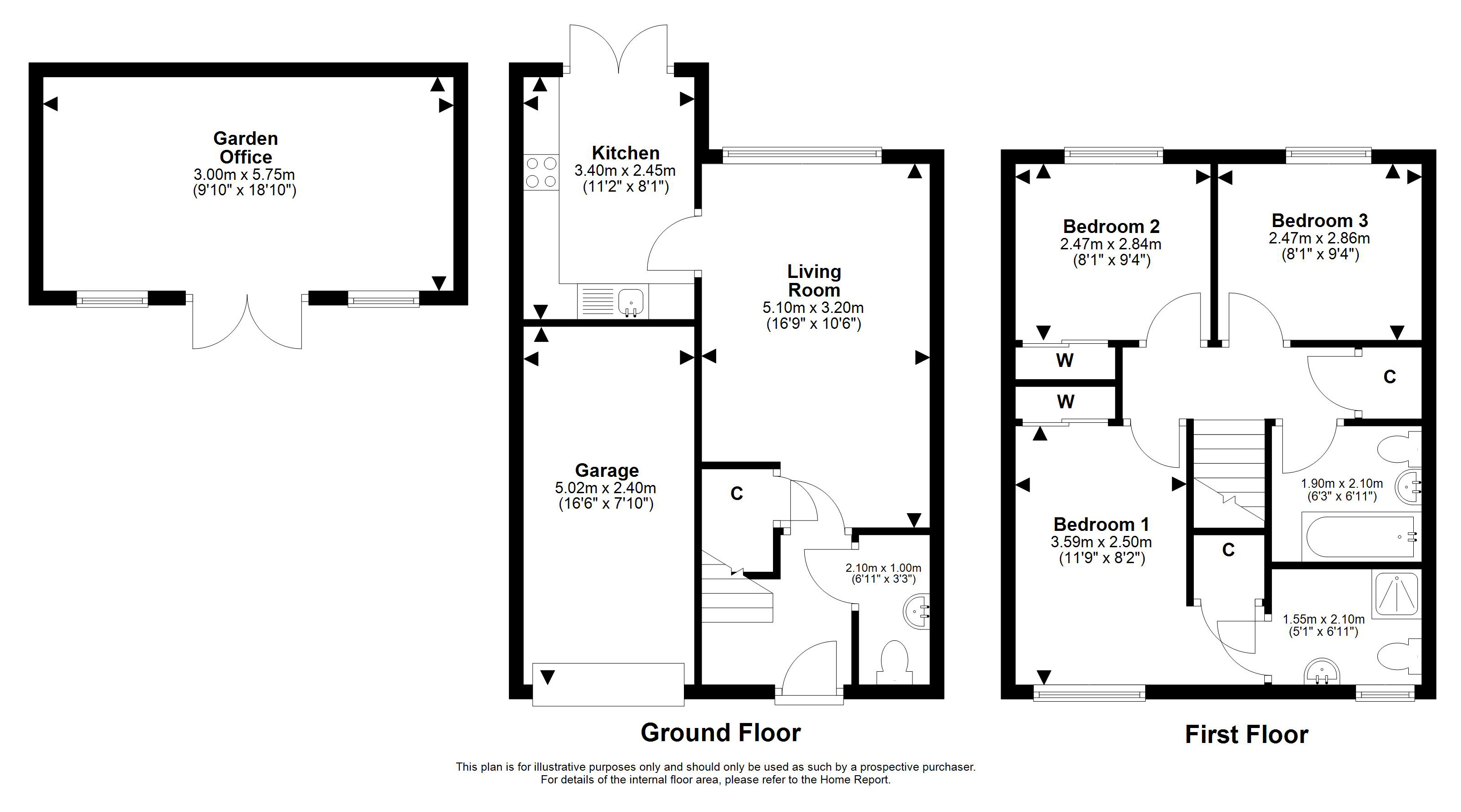 19, Innes Neuk, Wallyford floorplan