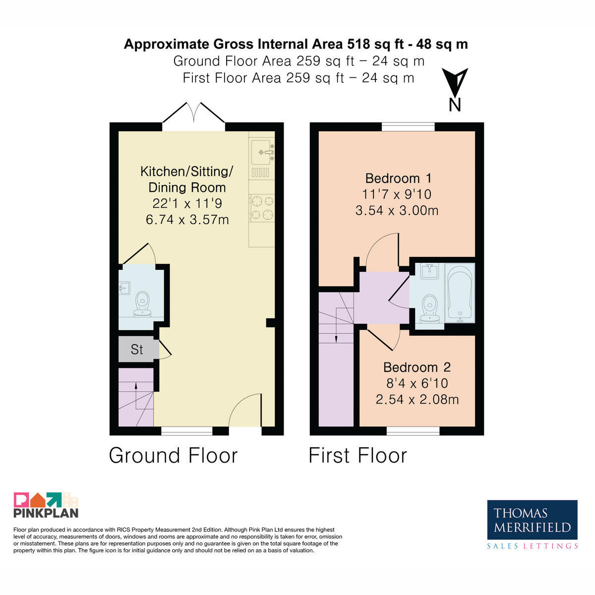 1, Hart Street, Wallingford floorplan