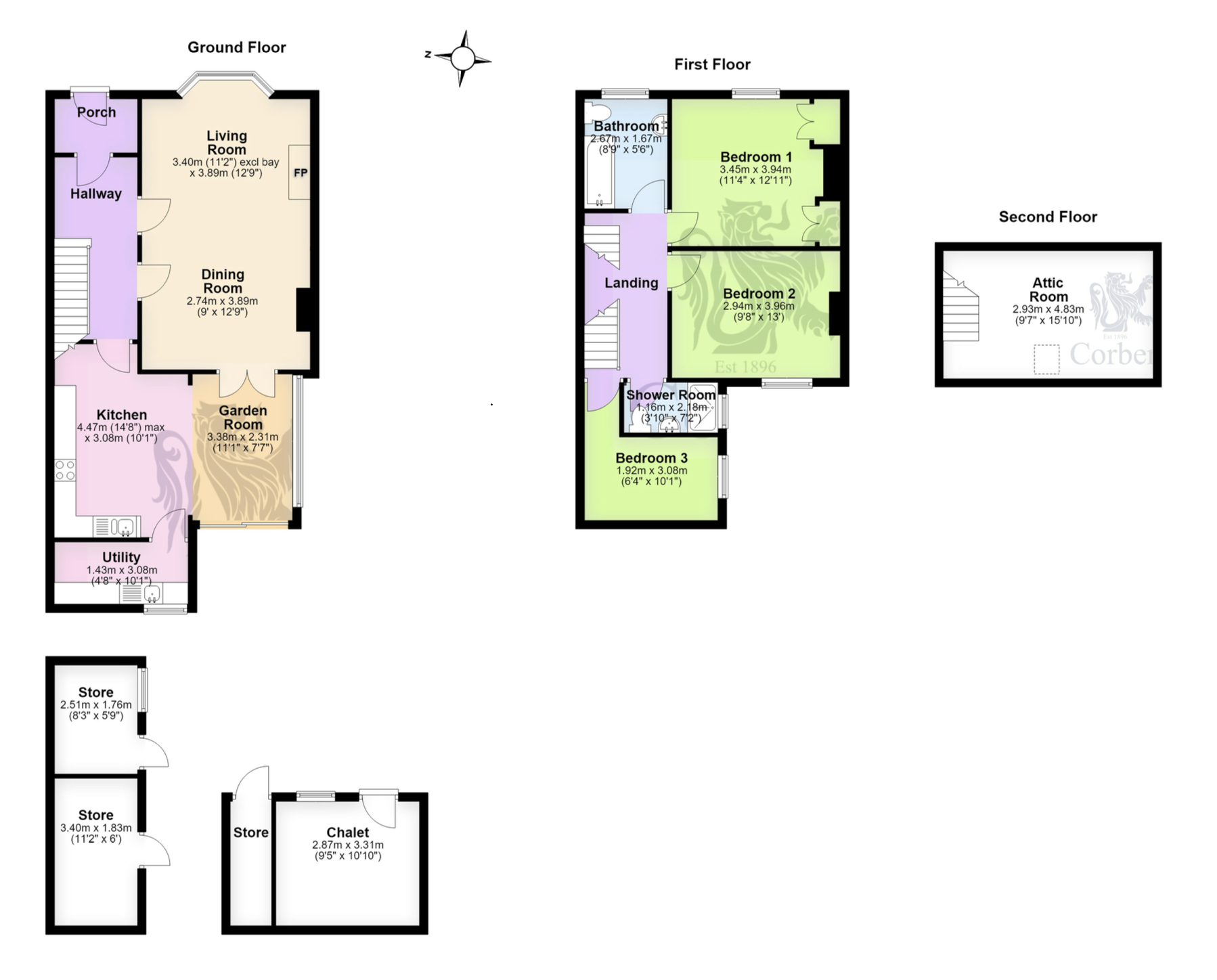 136 East Street, Corfe Castle, Wareham floorplan