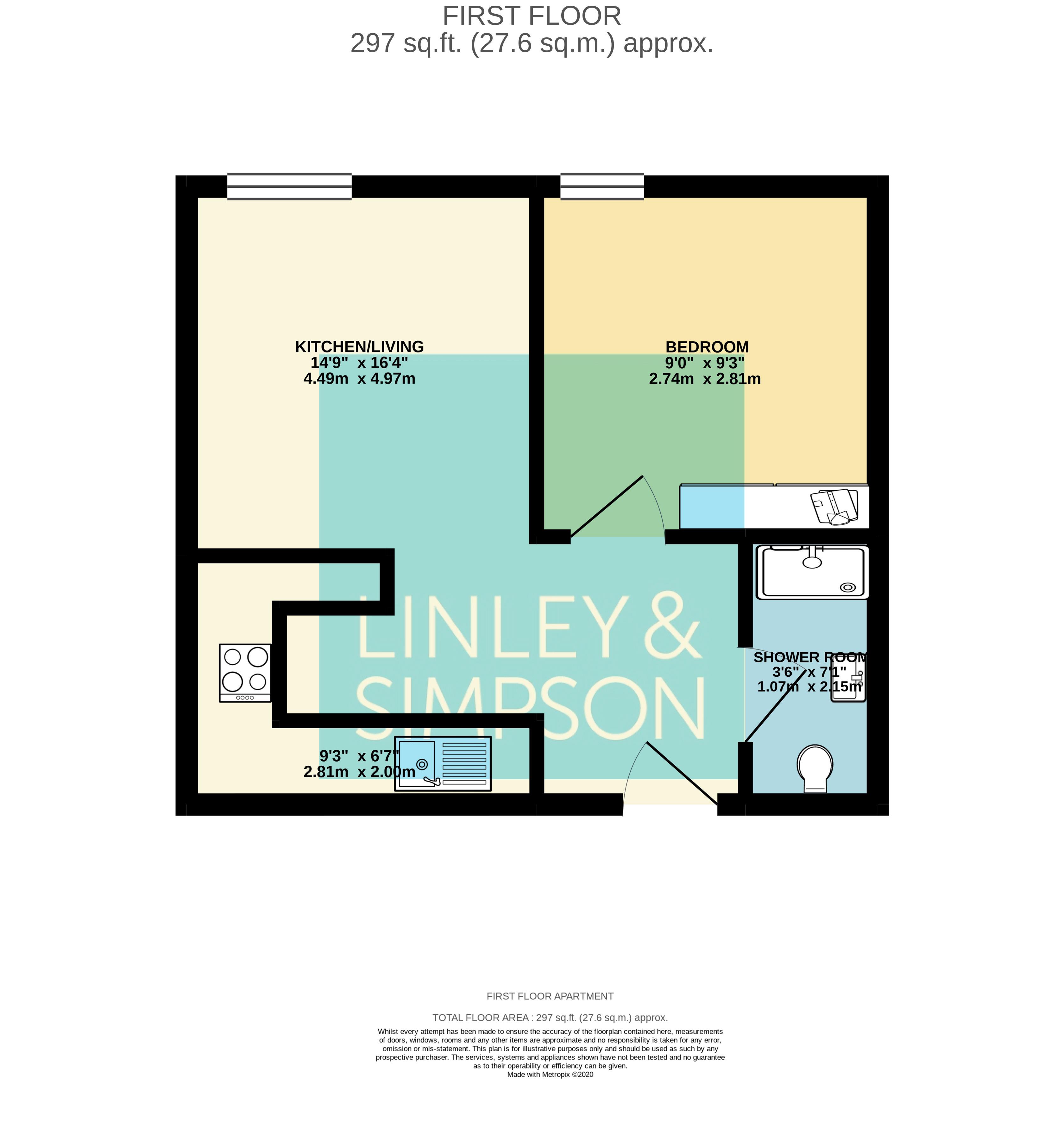 Flat 1 Bank House, 140, Kirkgate, West Yorkshire floorplan