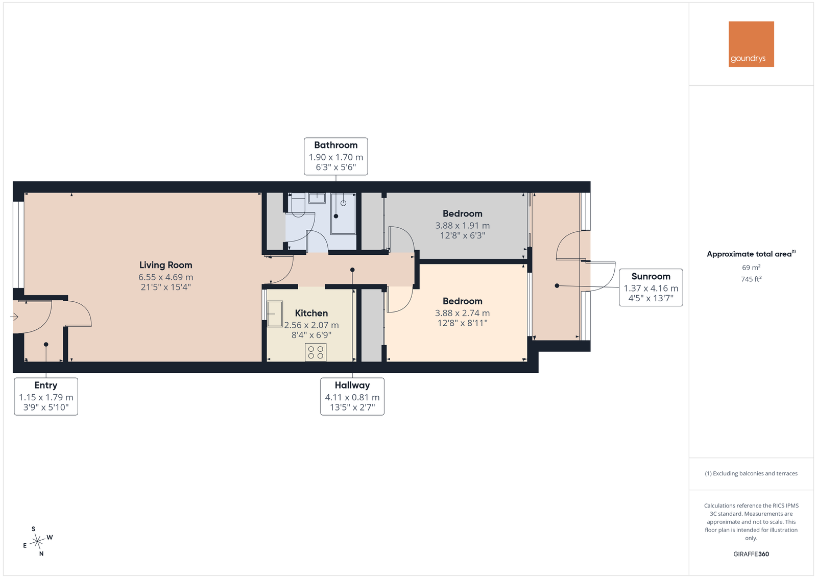 62, Ellen Close, Truro floorplan