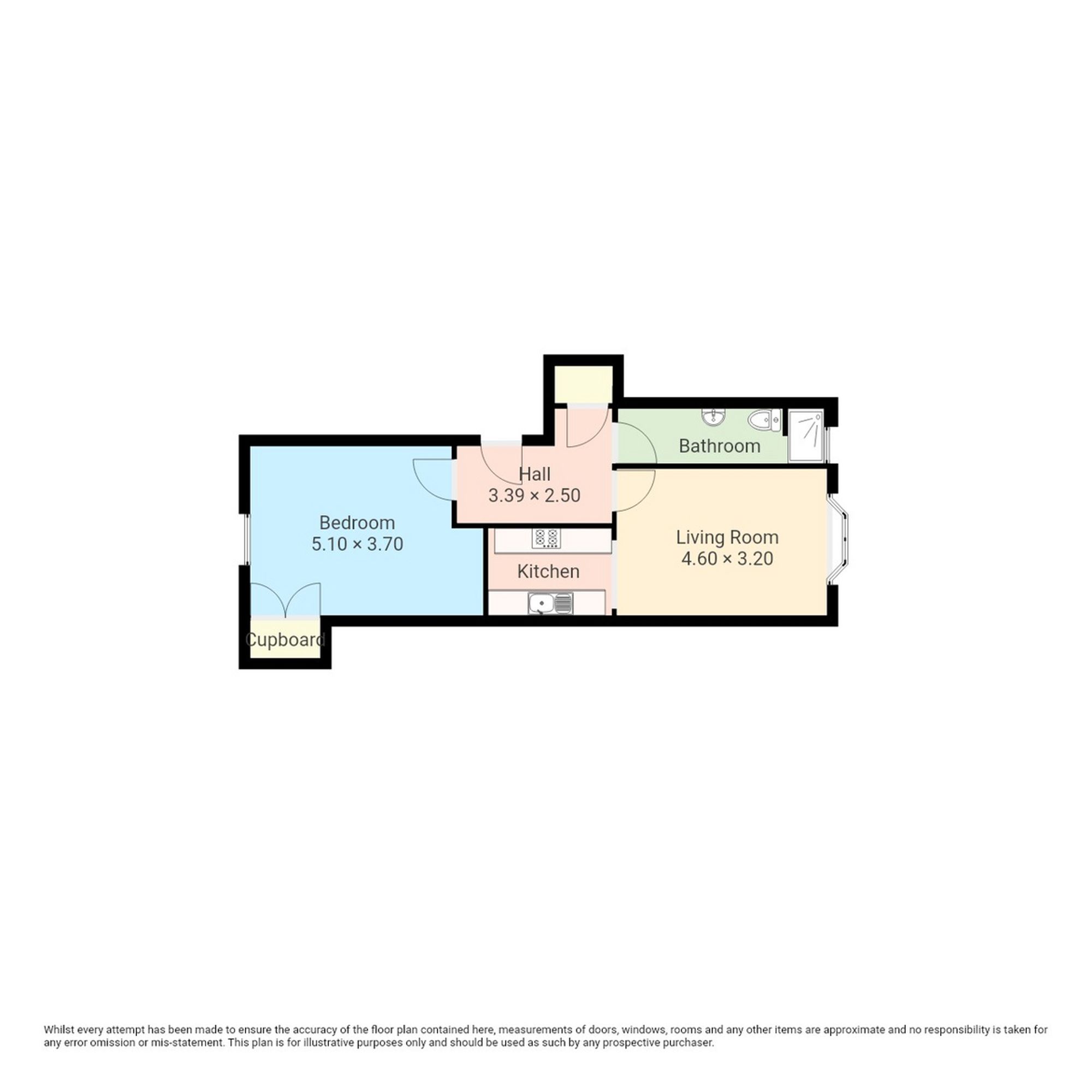2/2 25 Mcculloch Street, Glasgow floorplan
