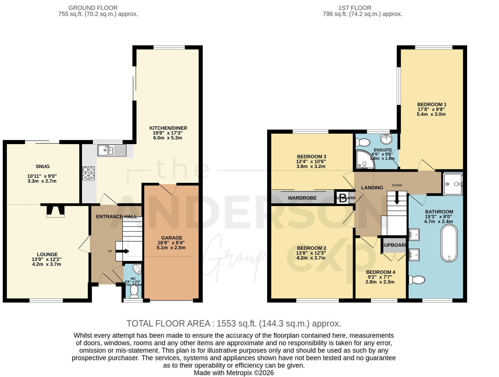 12, Eastland Close, Swansea floorplan