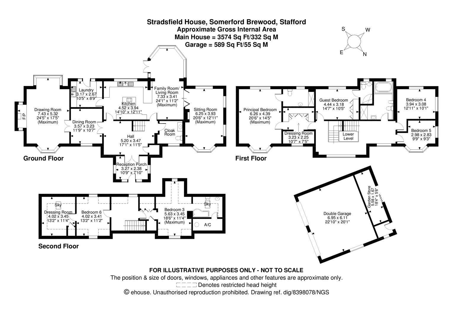 Somerford, Brewood, Stafford, Staffordshire ST19, 6 bedroom detached