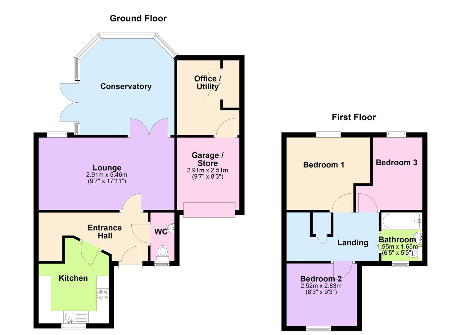 70, Creed Road, Peterborough floorplan