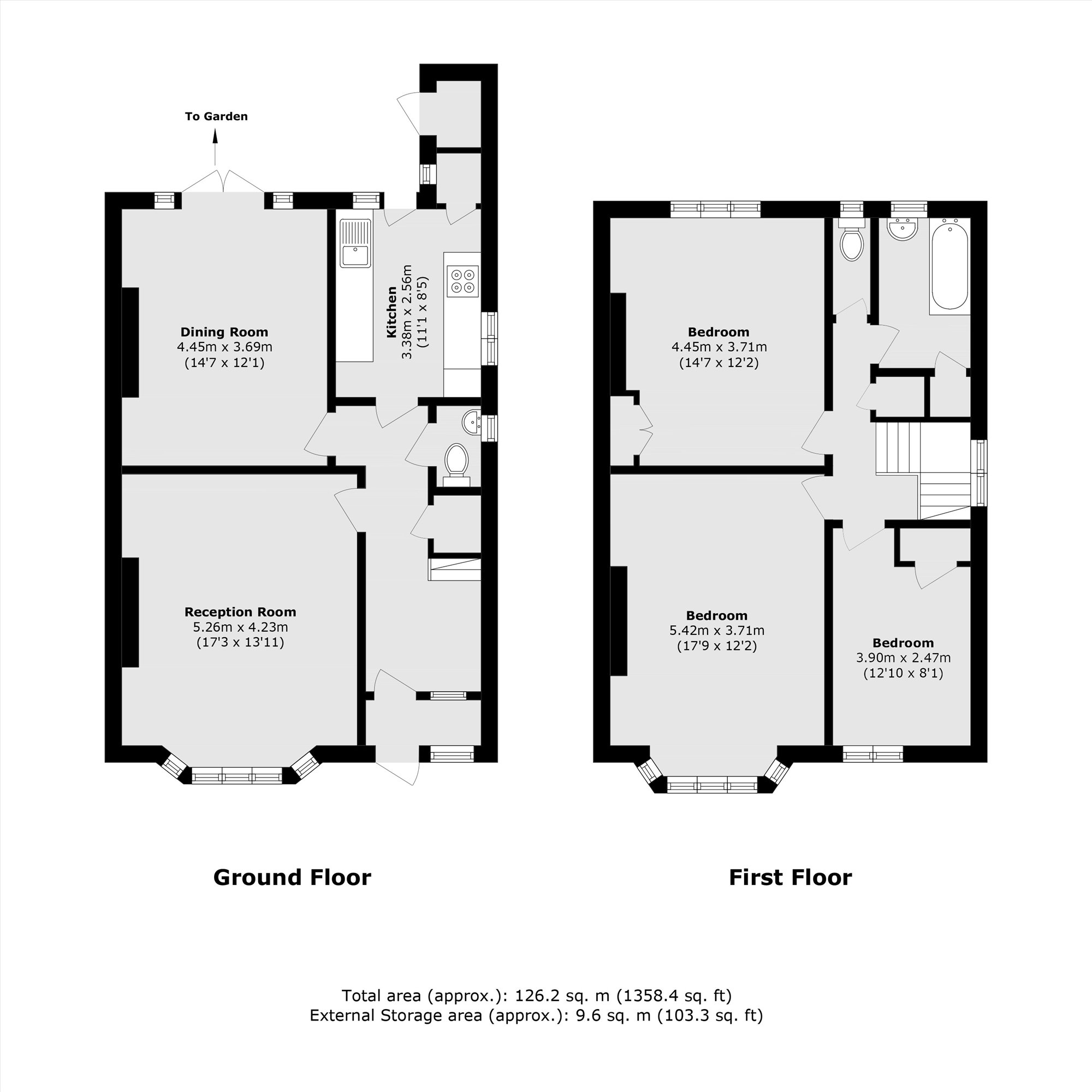66, Briar Avenue, London floorplan