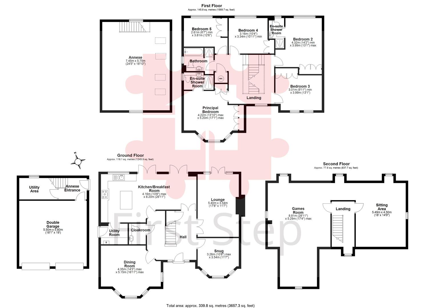 18, Shaftesbury Drive, Hitchin floorplan