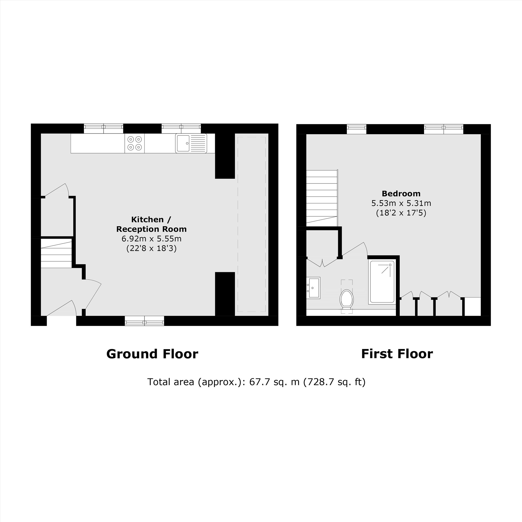 58e, Waldeck Road, London floorplan