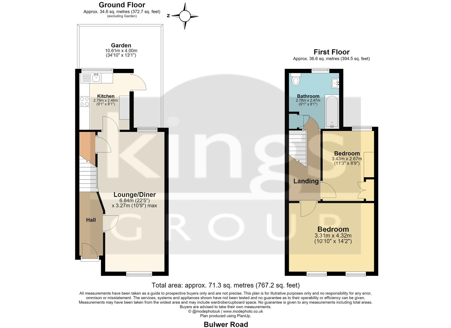 36, Bulwer Road, London floorplan