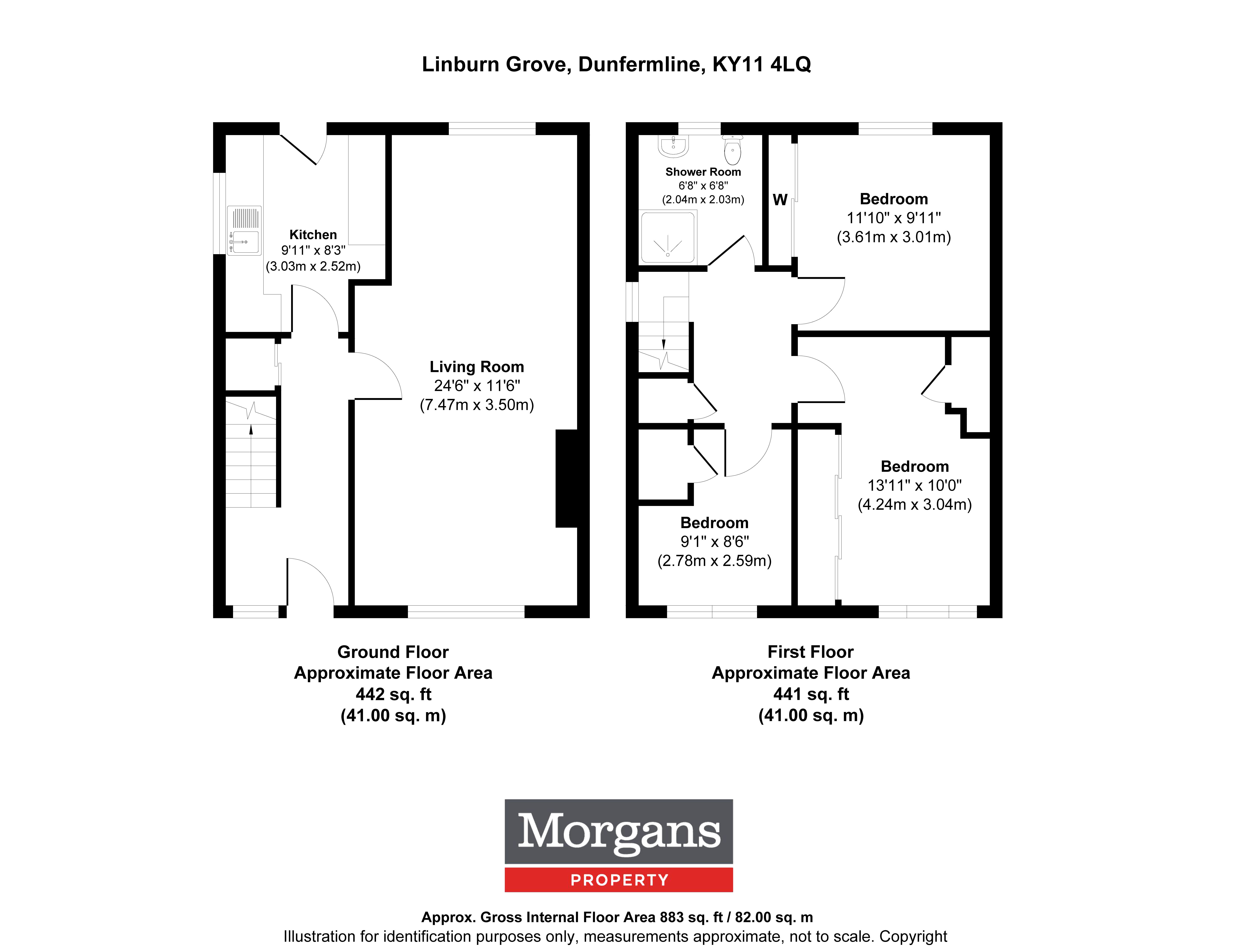 58, Linburn Grove, Dunfermline floorplan