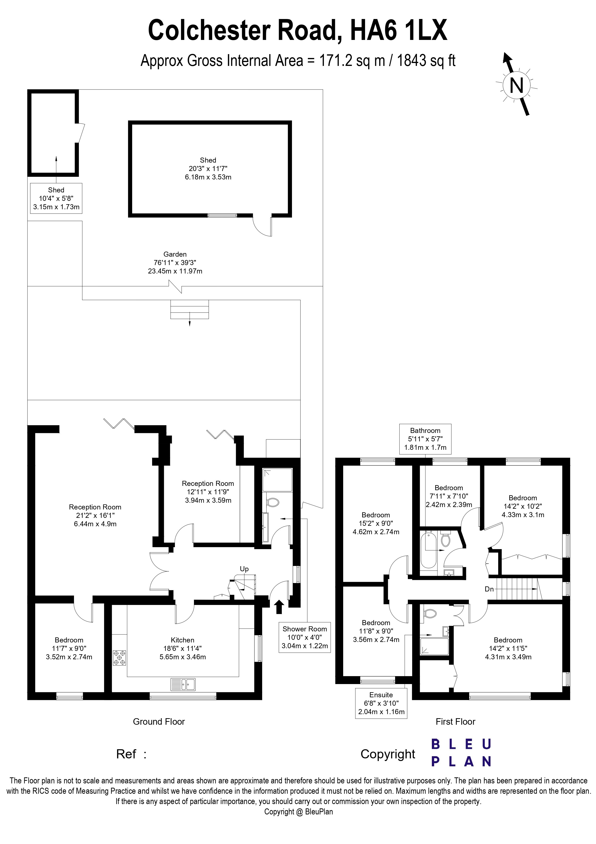 6, Colchester Road, Northwood floorplan