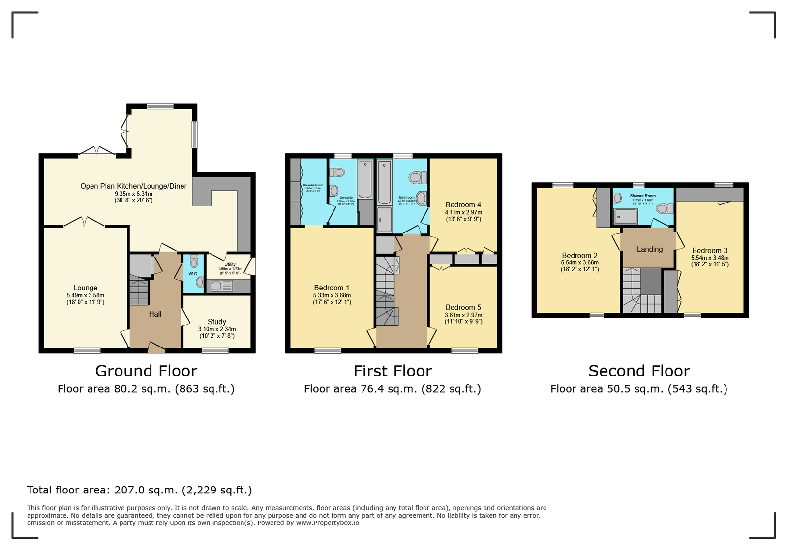 16, Ruskin Field, Leicester floorplan