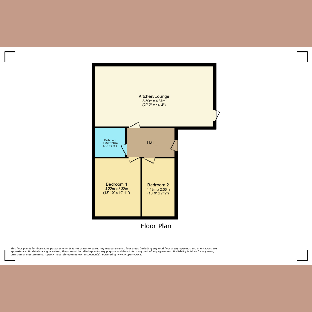 Flat Flat 4, 63-65, Spa Road, Hockley floorplan