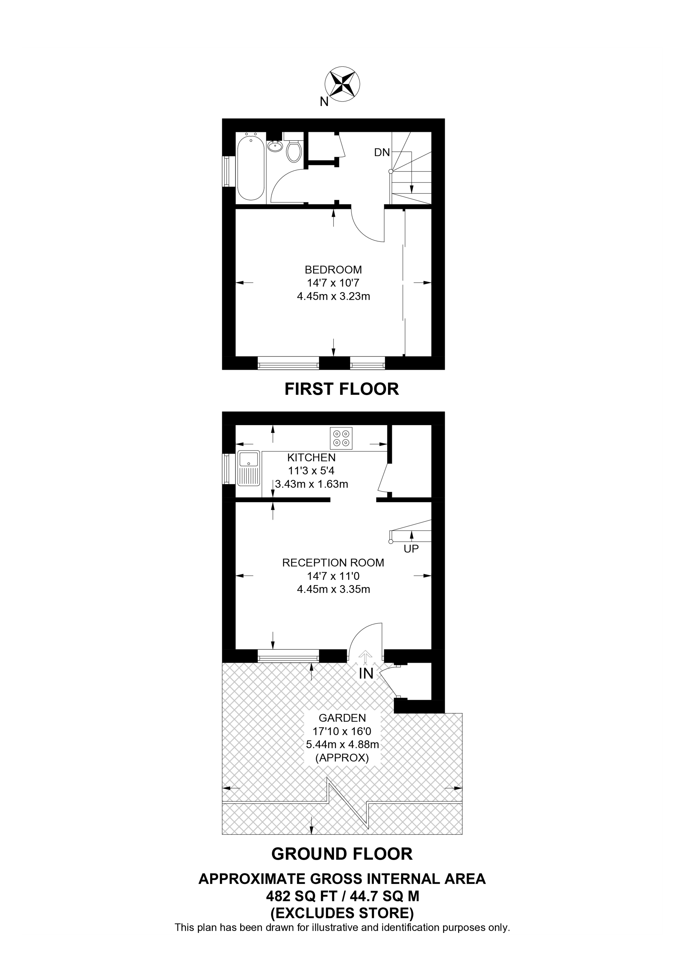 Campbell Close, Streatham floorplan