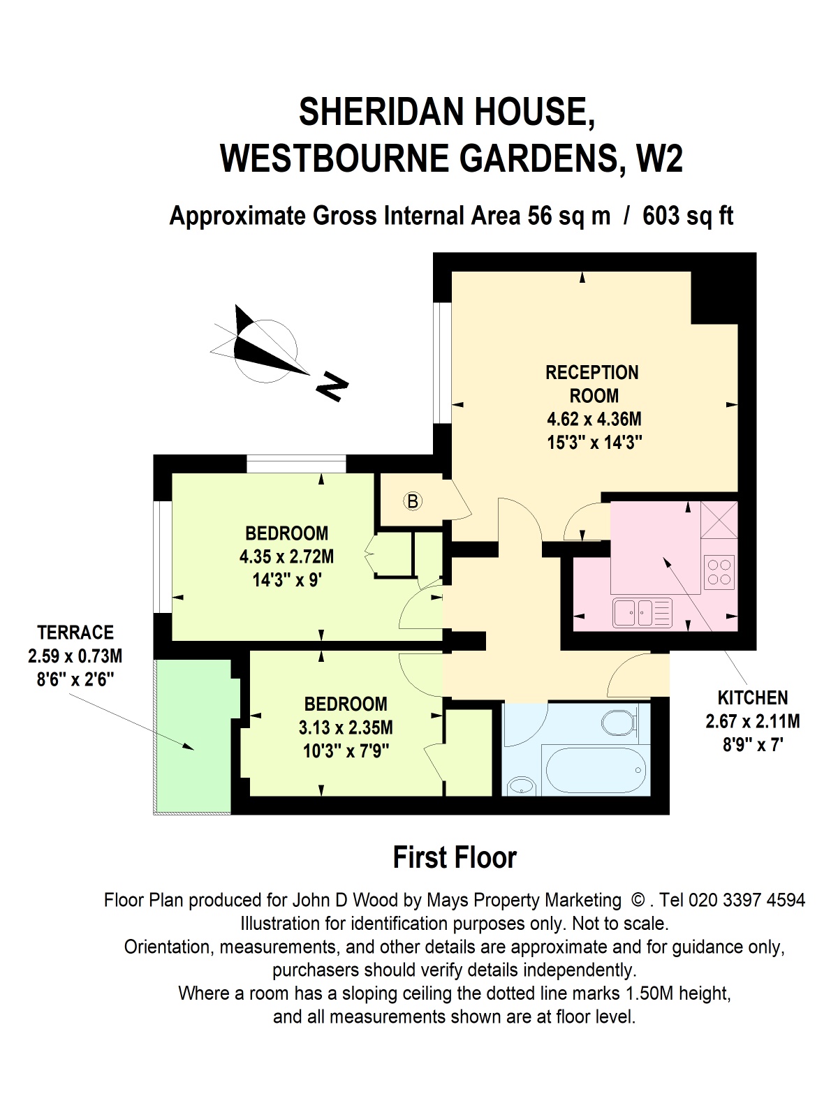 Westbourne Gardens, London floorplan