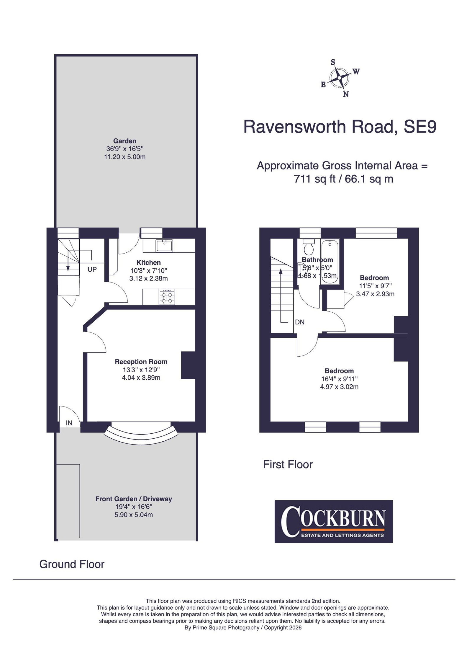 152, Ravensworth Road, London floorplan