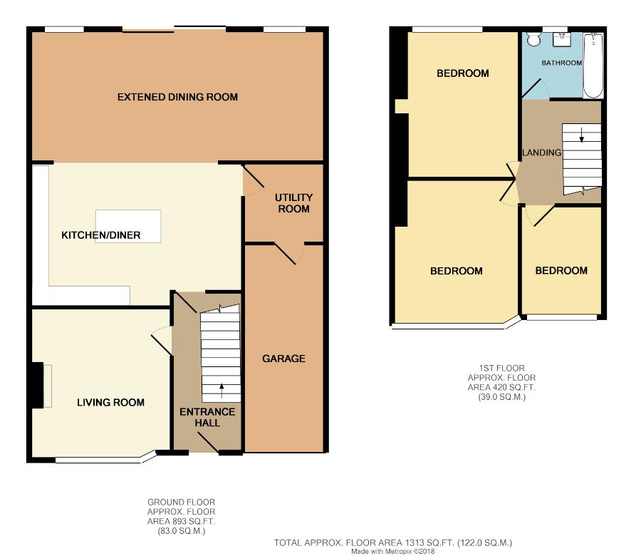 3 Bedrooms Semi-detached house to rent in Lewis Road, Bishopsworth, Bristol BS13