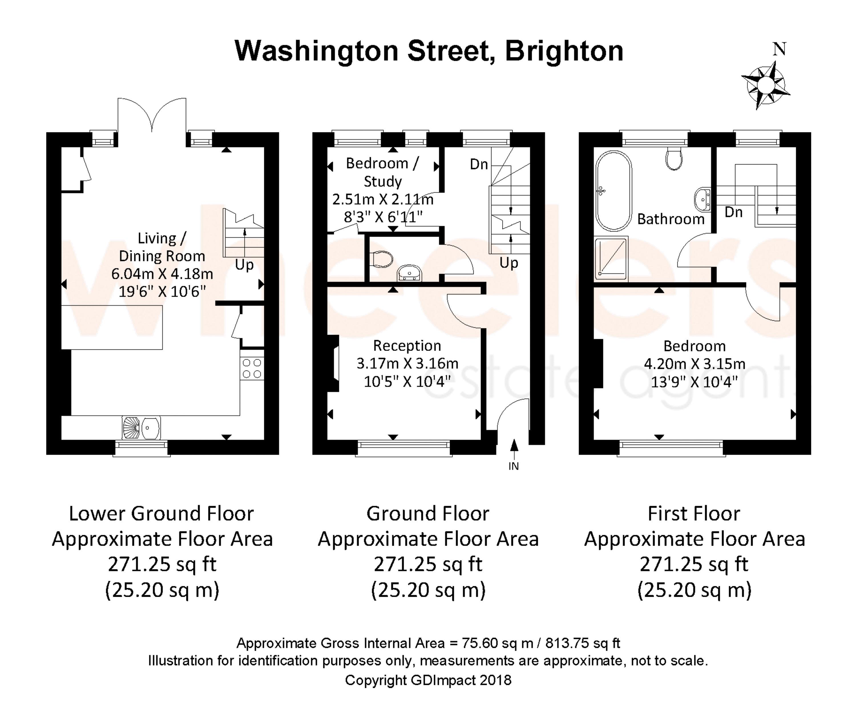 3 Bedrooms Terraced house for sale in Washington Street, Hanover, Brighton BN2