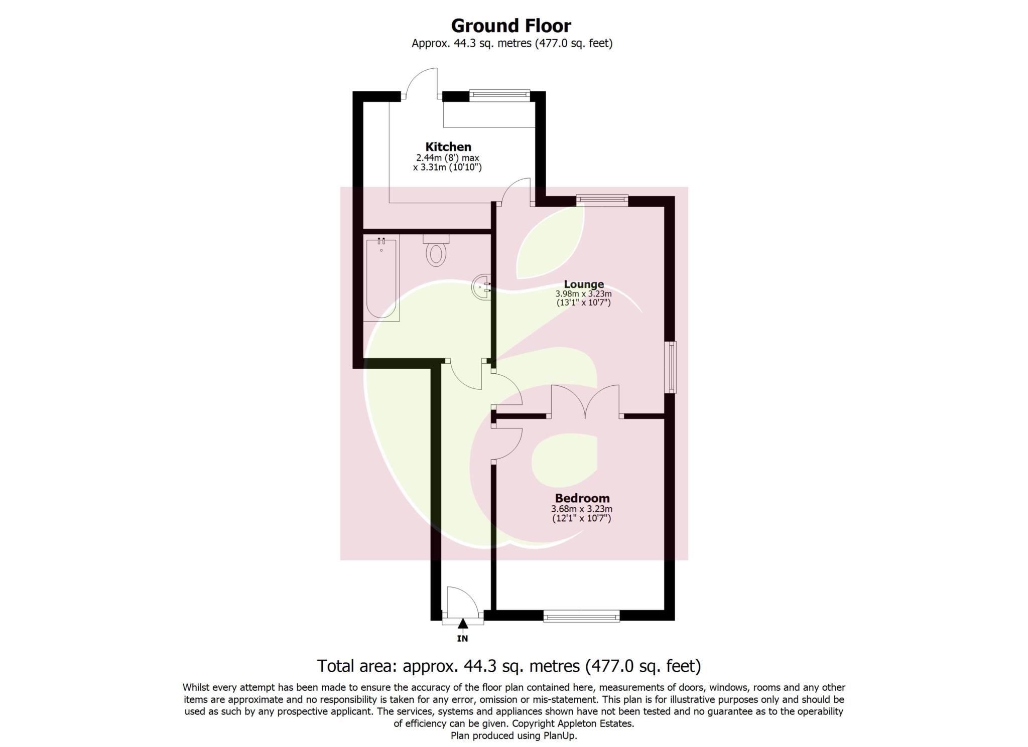 1 Bedrooms Flat to rent in Thornhill Road, Croydon CR0