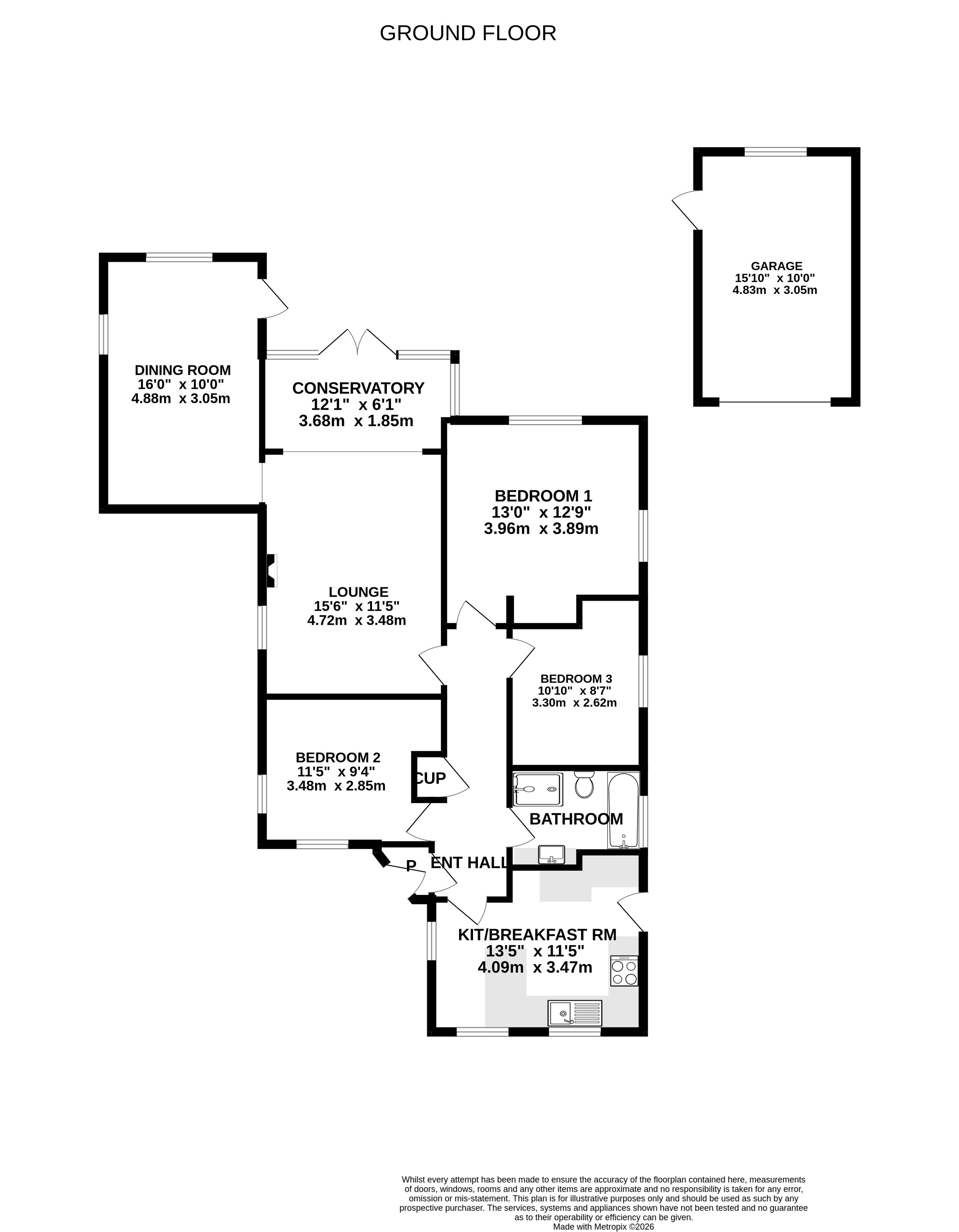 7, White Cliff Gardens, Dorset floorplan