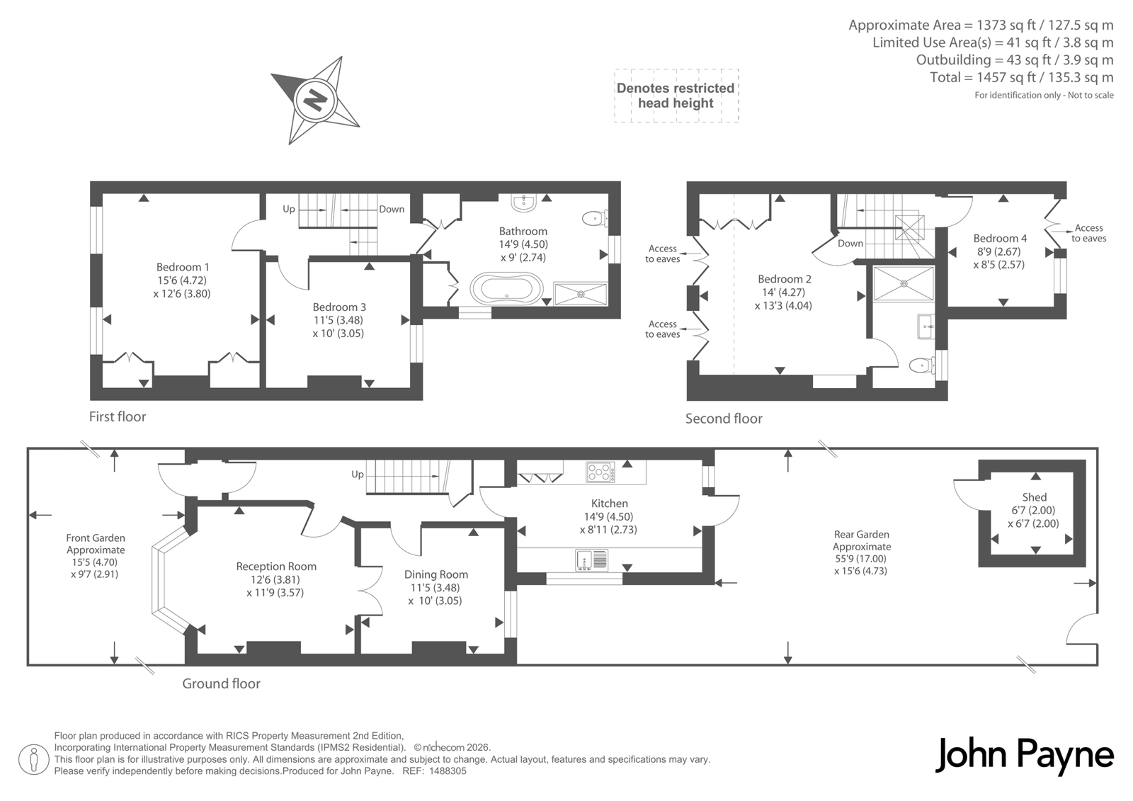 19, Heather Road, Lee floorplan