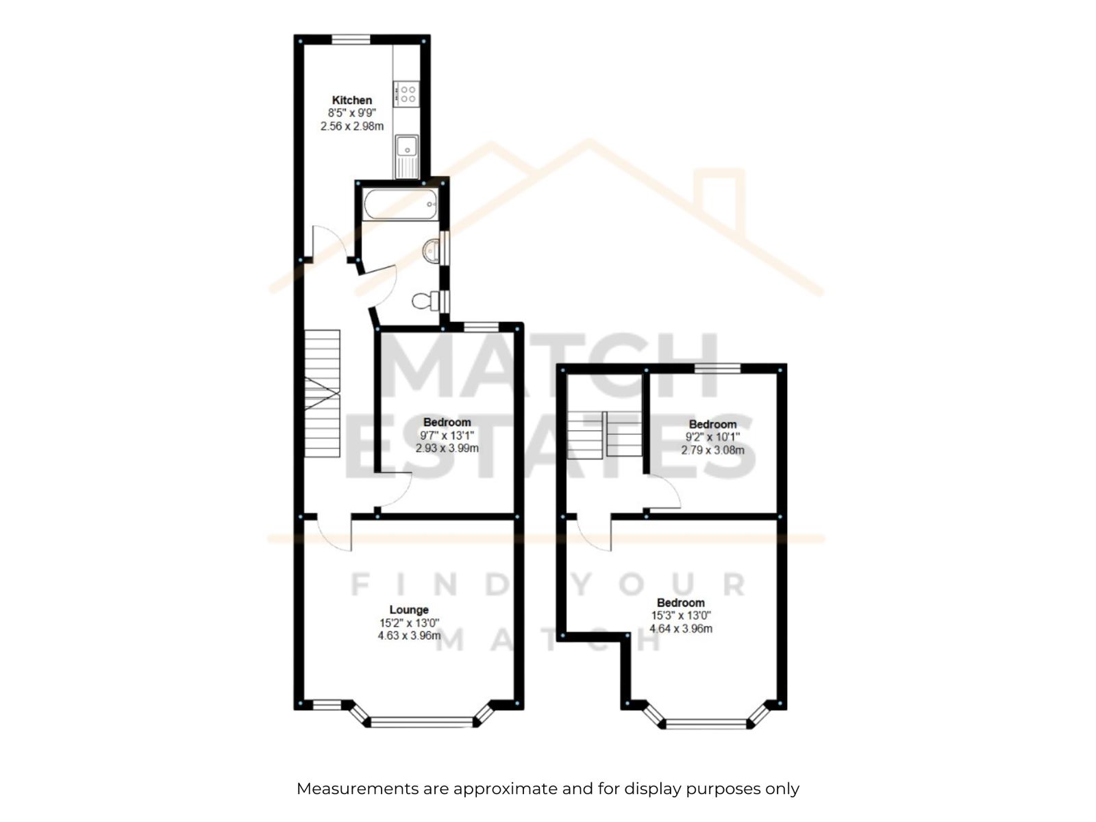 Upper Flat 146, Canterbury Road, Folkestone floorplan