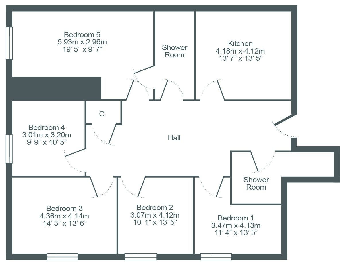 5 Bedrooms Flat to rent in Admiral Street, Glasgow G41