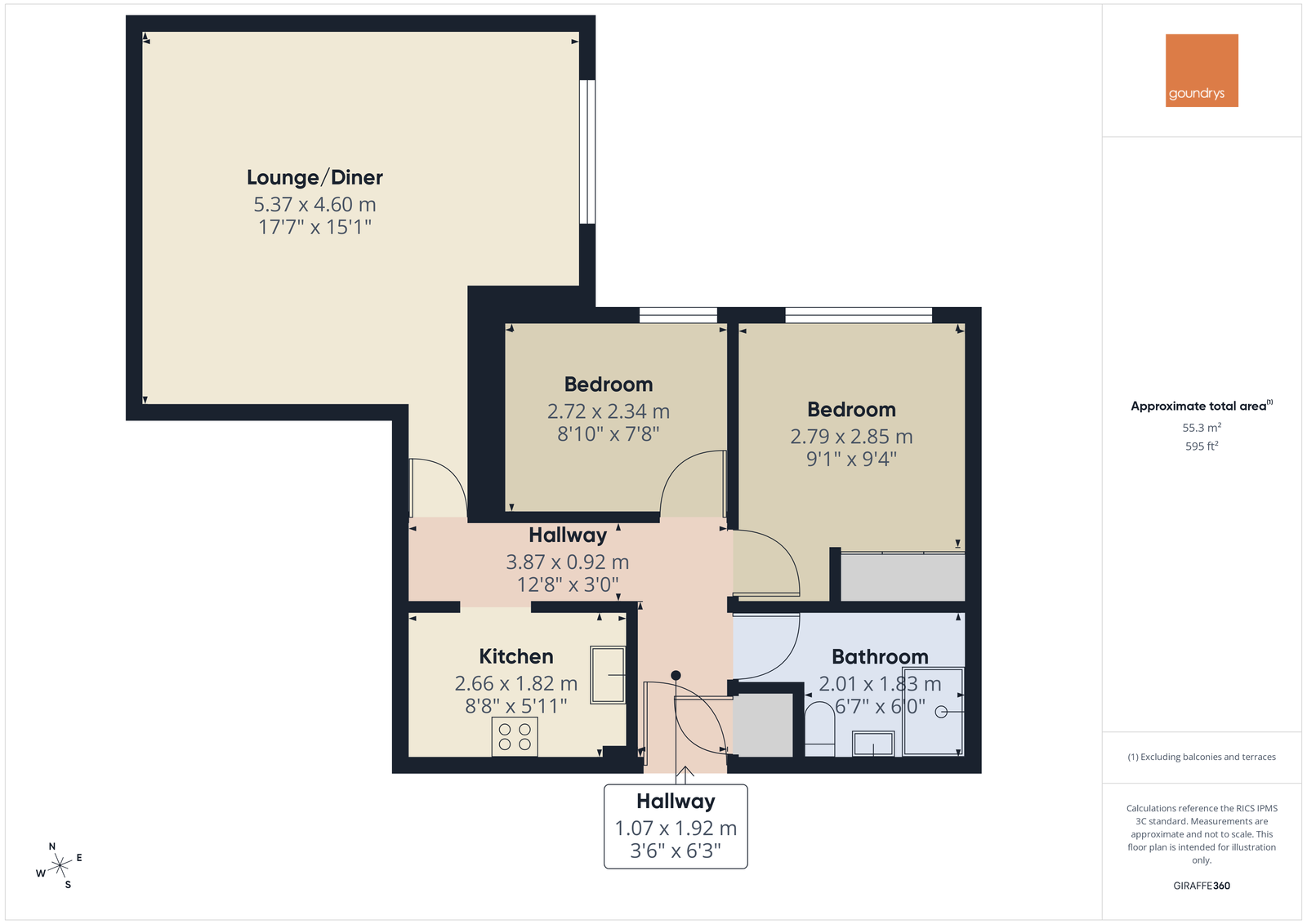 46, Penhaligon Court, Truro floorplan