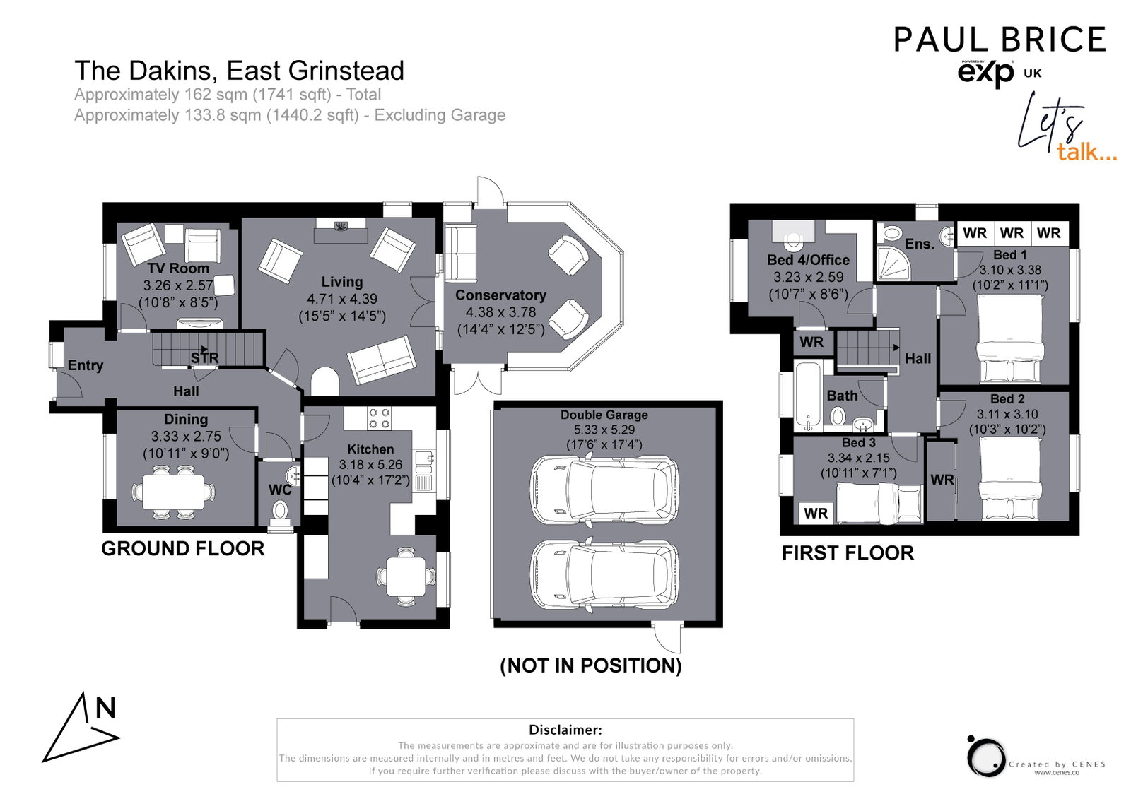 1, The Dakins, East Grinstead floorplan