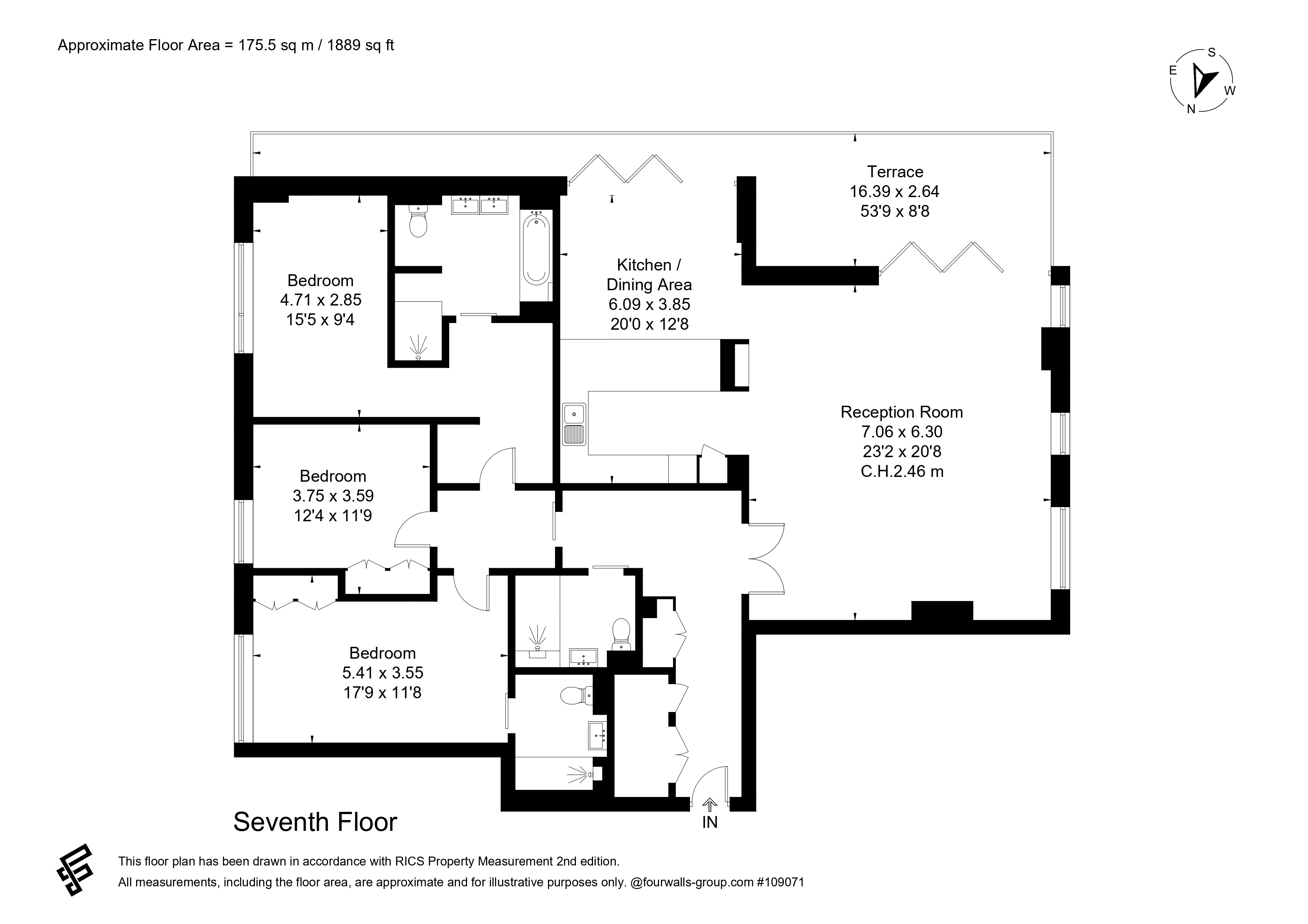 Apartment 9, Soho Thirteen Apartments, 20, Ingestre Place, London floorplan