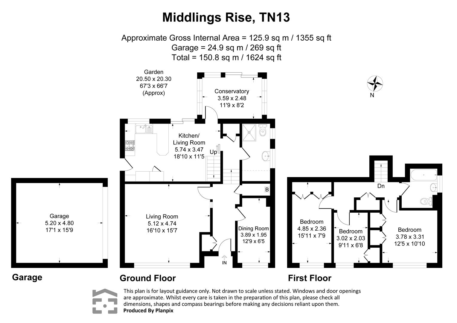 6, Middlings Rise, Sevenoaks floorplan