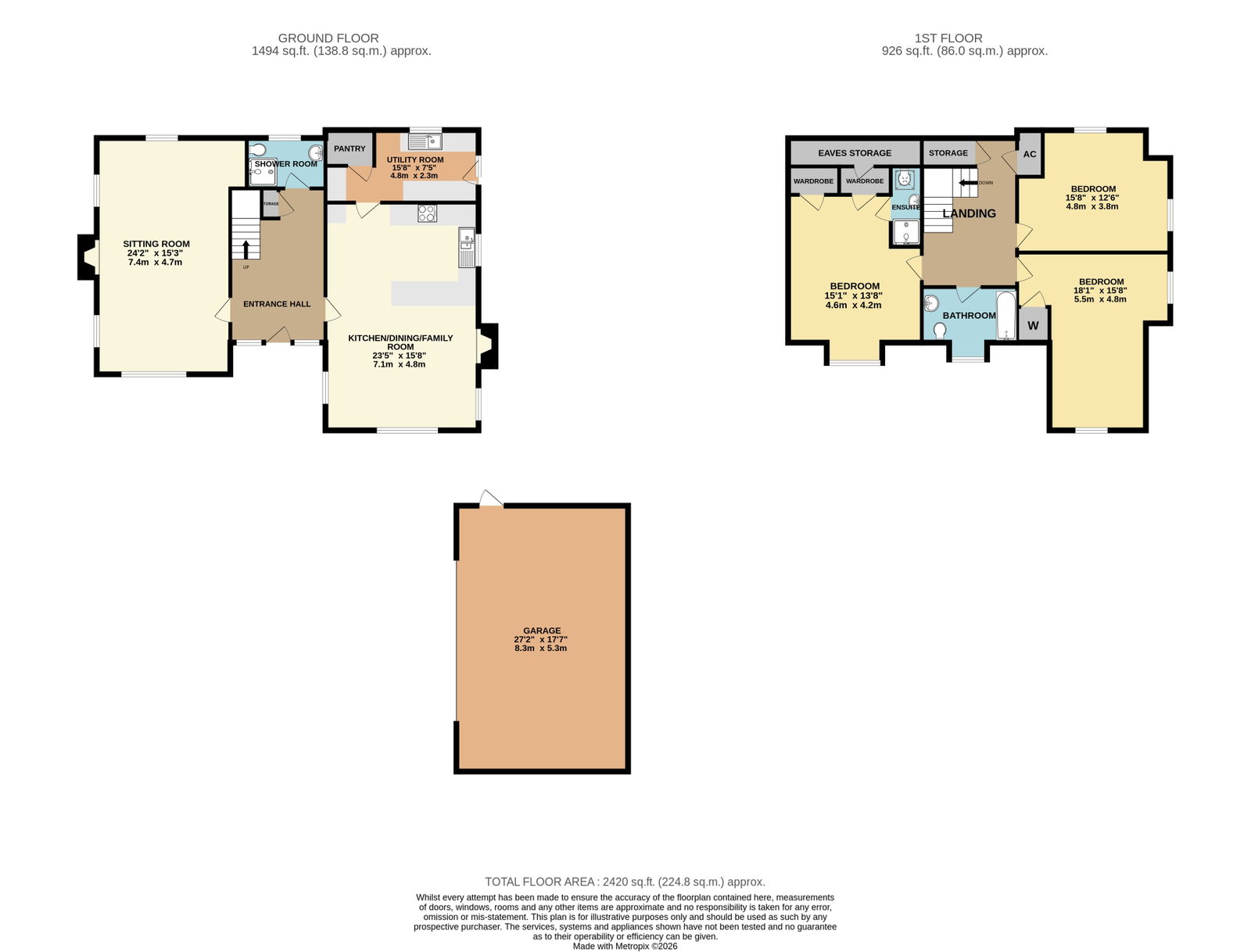 Forge Cottage, Mill Lane, Malvern floorplan