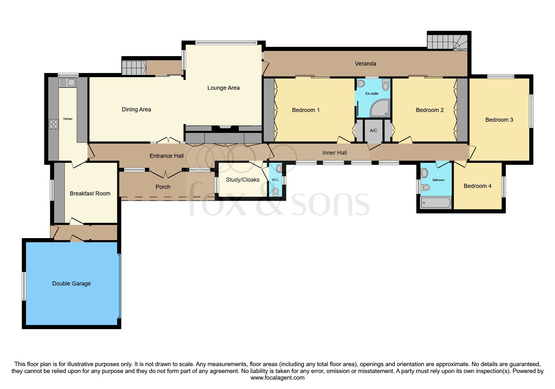 Silvertrees, Martlet Road, Minehead floorplan