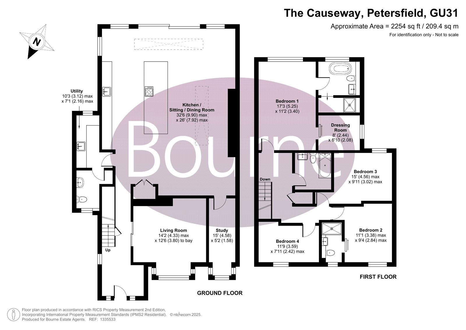 64A,, The Causeway, Petersfield floorplan