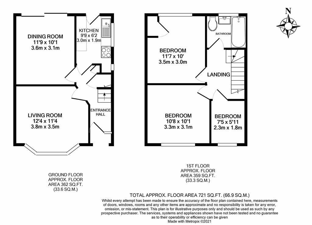 146, Hill Rise Middlesex, Greenford floorplan