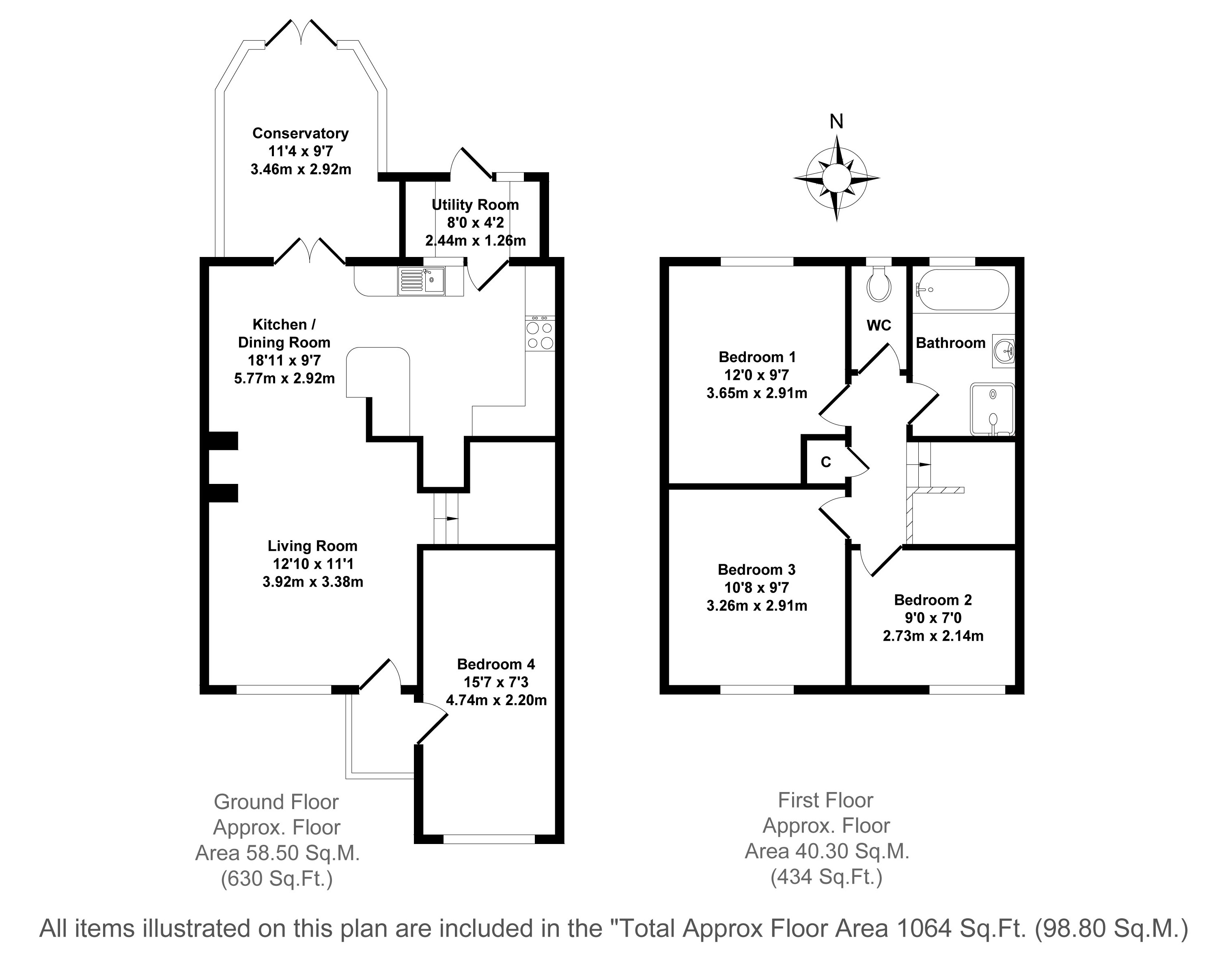 2, Lewis Road, Chipping Norton floorplan