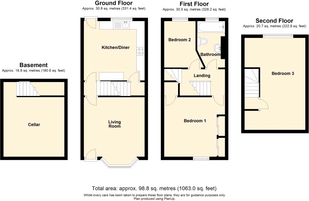 72, Sheffield floorplan