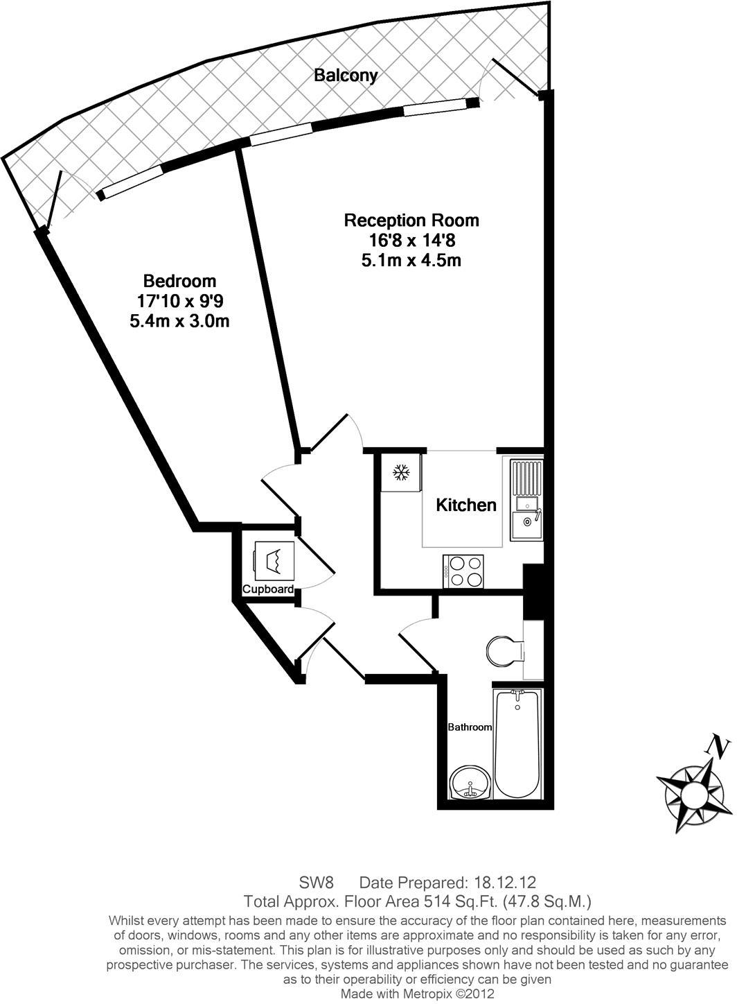 Battersea Park Road, London floorplan