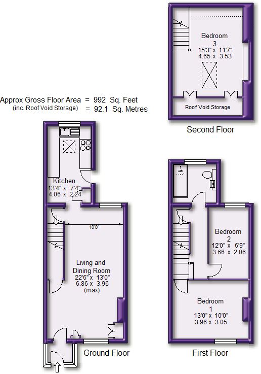 3 Bedrooms Terraced house for sale in Brentwood Avenue, Timperley, Altrincham WA14