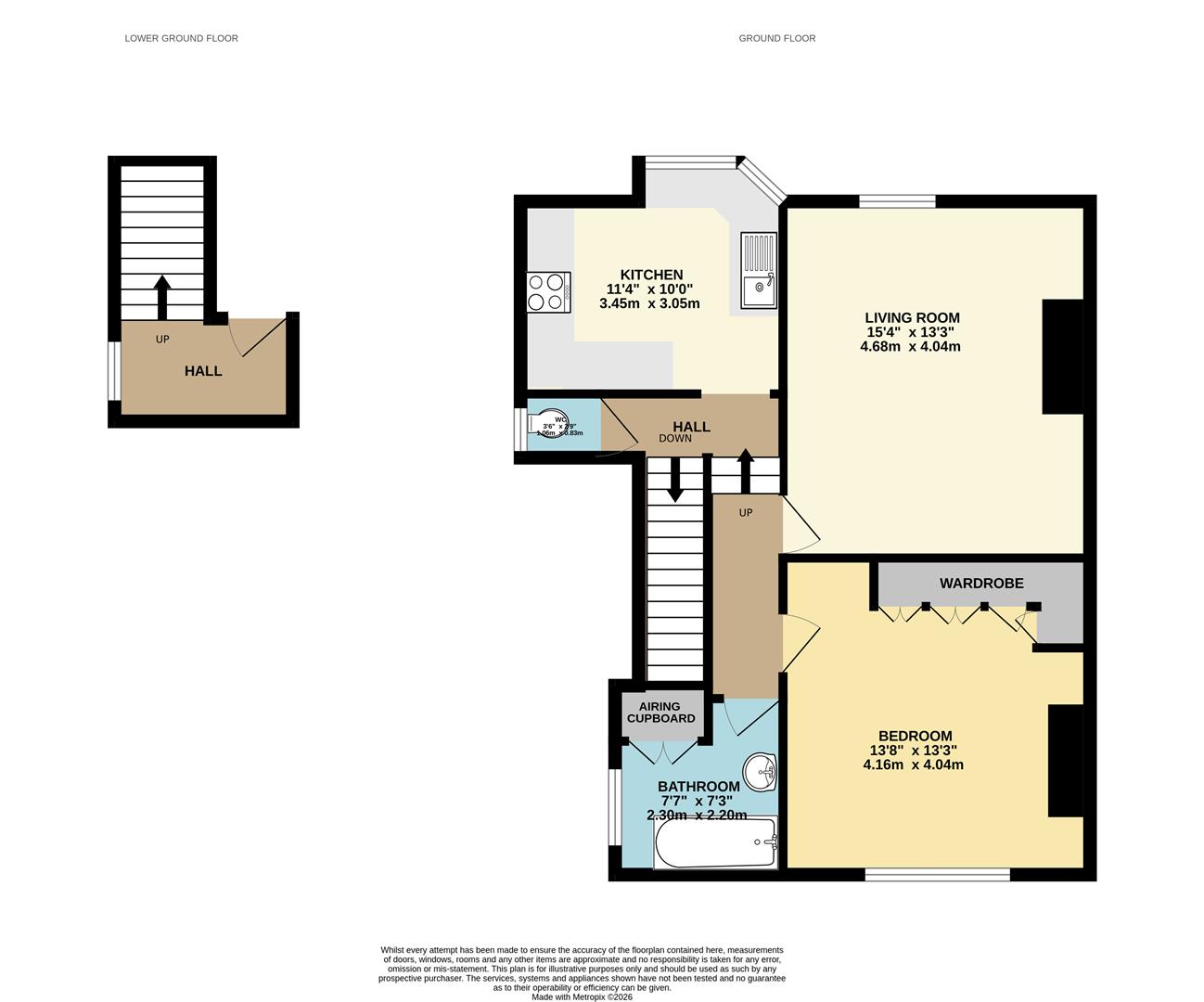 Flat 3, 7 Clifford Road, Bexhill-On-Sea floorplan