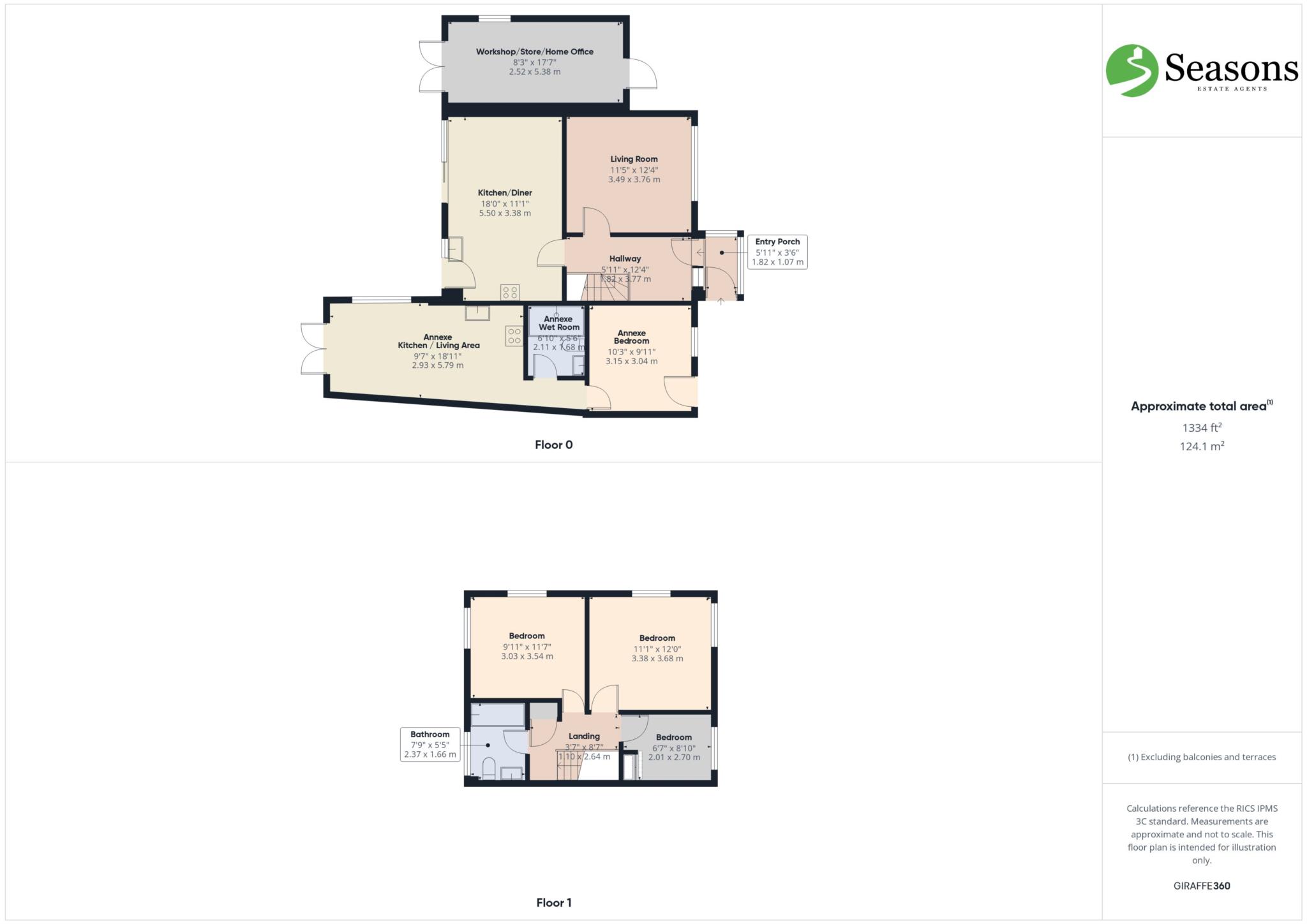 84 Carey Park, Killigarth, Looe floorplan