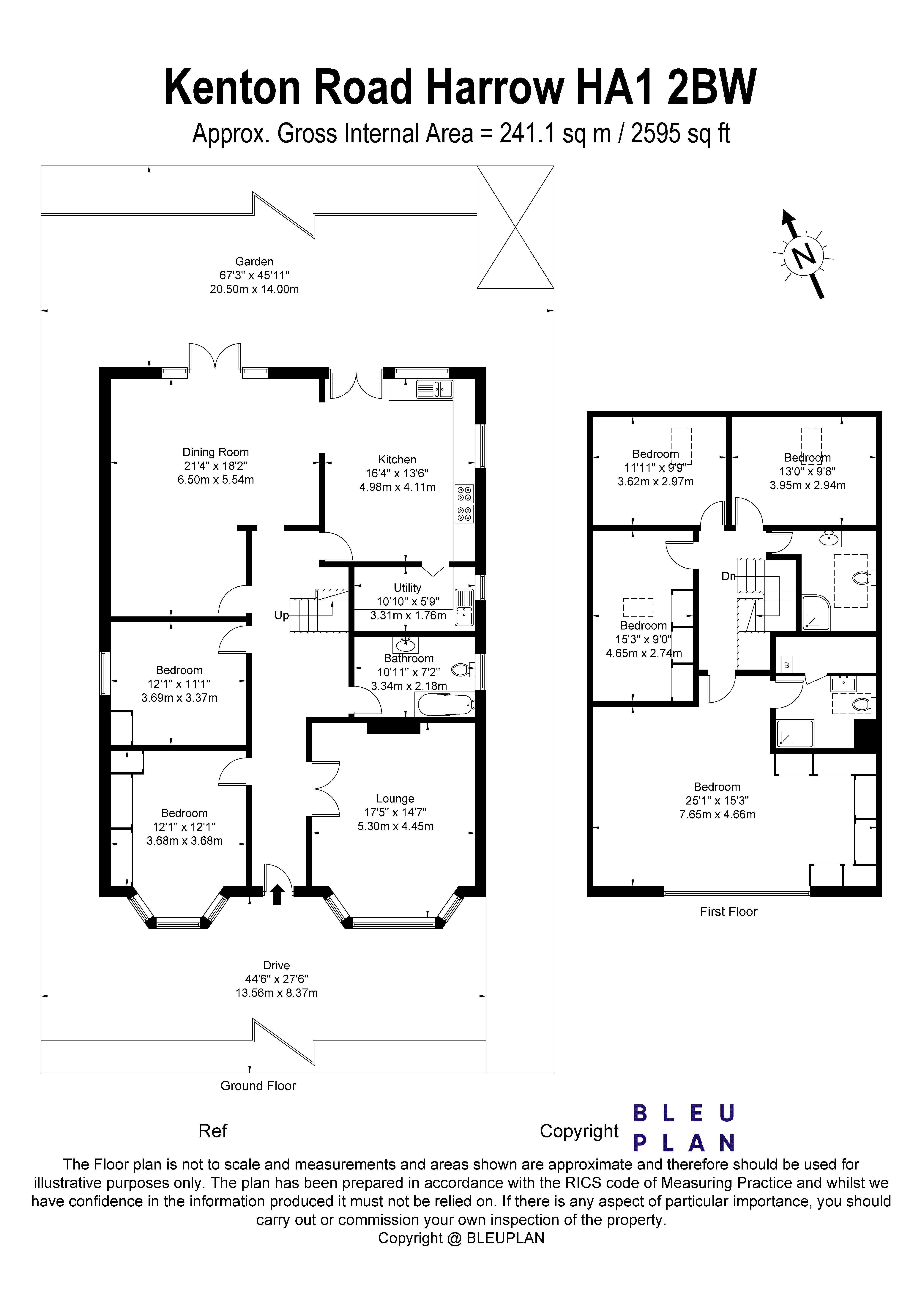 Kenton Road, Harrow, Middlesex HA1, 6 bedroom bungalow for sale