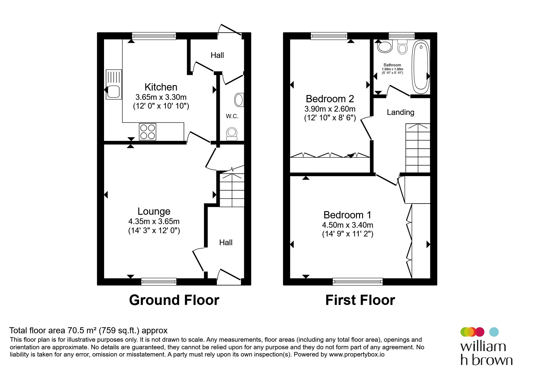 36, Shimbrooks, Chelmsford floorplan